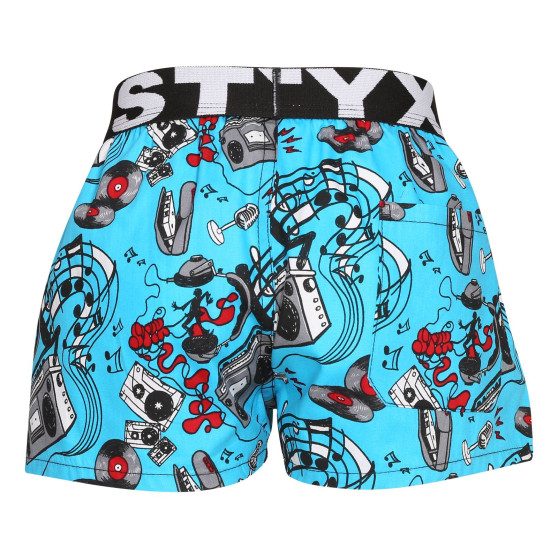 Barnshorts Styx konst sport gummi musik (BJ1558)