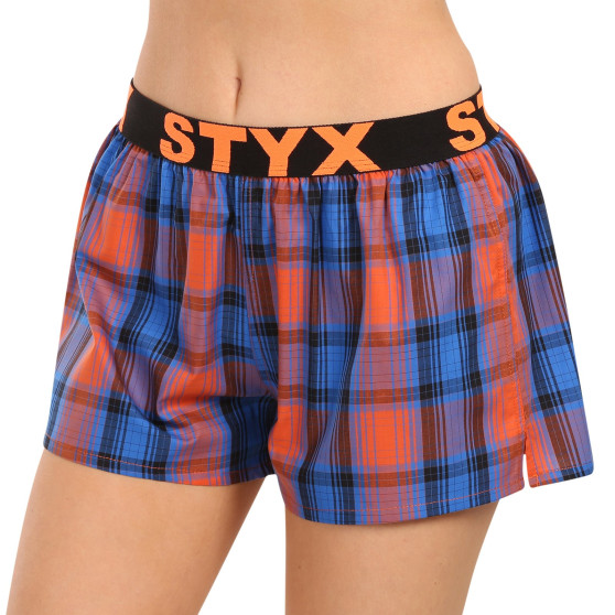 Damshorts Styx sport elastisk flerfärgad (T1006)