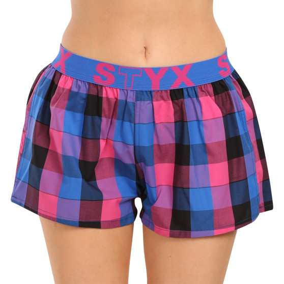 Damshorts Styx sport elastisk flerfärgad (T1008)