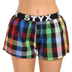 Damshorts Styx sport elastisk flerfärgad (T1012)