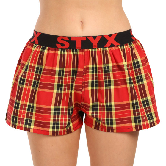 Damshorts Styx sport elastisk flerfärgad (T1014)