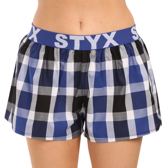 Damshorts Styx sport elastisk flerfärgad (T1019)