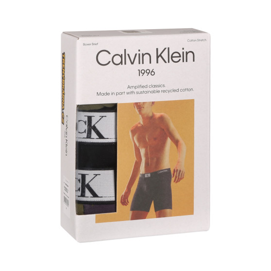 3PACK Boxershorts för herrar Calvin Klein multicolour (NB3529E-I14)