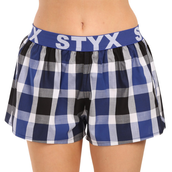 3PACK damshorts Styx sport elastisk flerfärgad (3T10469)