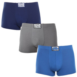 3PACK Boxershorts för herrar Styx klassisk elastisk flerfärgad (3Q96837)