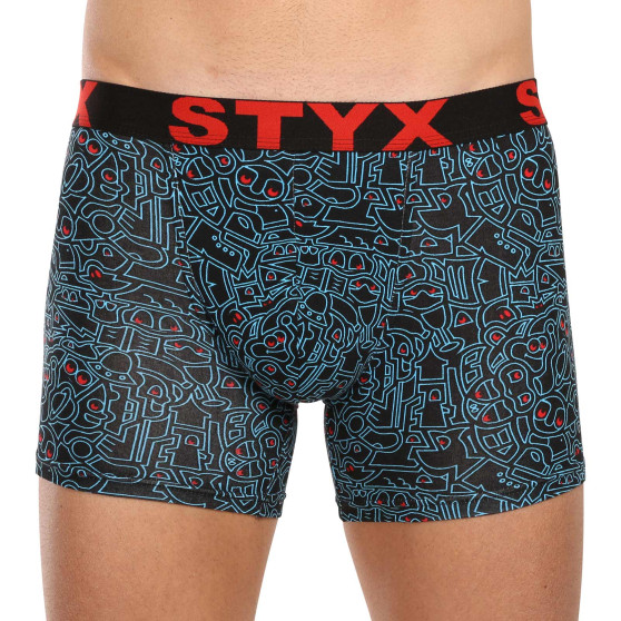 Boxershorts för män Styx lång konst sport gummi doodle (U1256/2)