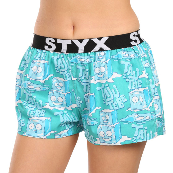 Damshorts Styx konst sport gummi isbitar (T1657)