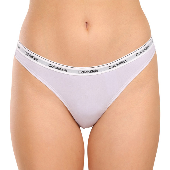 3PACK Stringtrosor för kvinnor Calvin Klein multicolour (QD5209E-NPA)