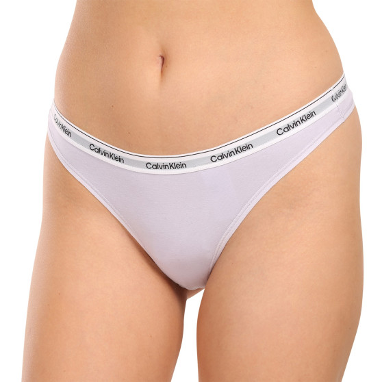 3PACK Stringtrosor för kvinnor Calvin Klein multicolour (QD5209E-NPA)