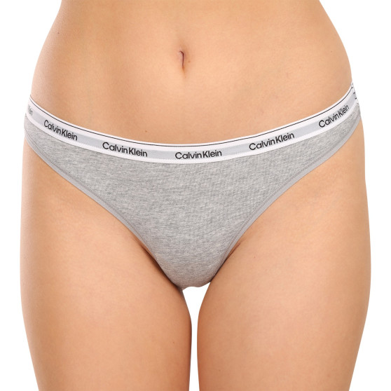 3PACK Stringtrosor för kvinnor Calvin Klein multicolour (QD5209E-NPA)