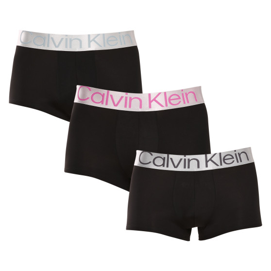 3PACK Boxershorts för herrar Calvin Klein svart (NB3074A-MHQ)