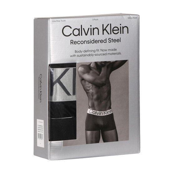 3PACK Boxershorts för herrar Calvin Klein svart (NB3074A-MHQ)