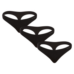 3PACK Stringtrosor för damer Calvin Klein svart (QD5217E-UB1)