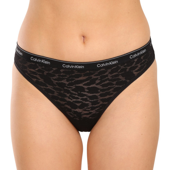 3PACK damtrosor Calvin Klein svart (QD5069E-UB1)