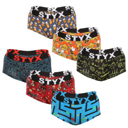 6PACK damtrosor Styx art med ben multicolour (6IN12697124)