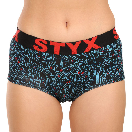 6PACK damtrosor Styx art med ben multicolour (6IN12697124)