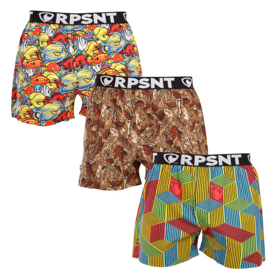 3PACK shorts för män Represent exklusiv Mike (R3M-BOX-07303340)