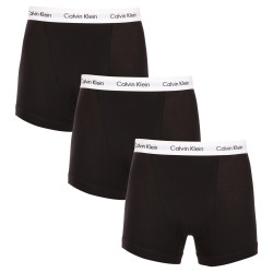 3PACK Boxershorts för herrar Calvin Klein svart (U2662G-001)