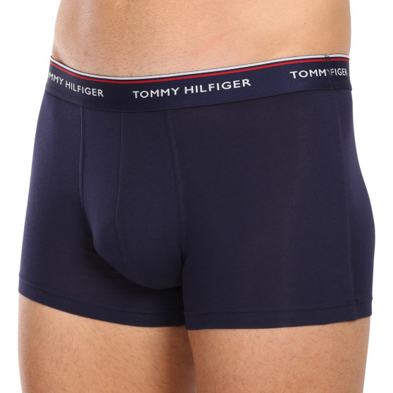 3PACK Boxershorts för herrar Tommy Hilfiger mörkblå (1U87903842 409)