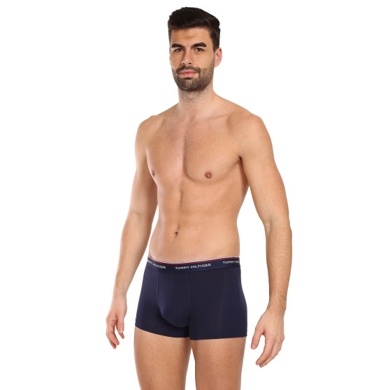 3PACK Boxershorts för herrar Tommy Hilfiger mörkblå (1U87903842 409)