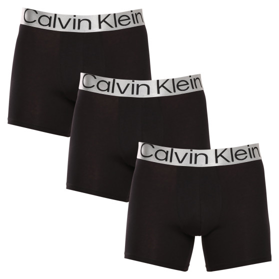 3PACK Boxershorts för herrar Calvin Klein svart (NB3131A-7V1)