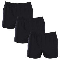 3PACK Boxershorts för herrar Nedeto mörkblå (3NDTT002)