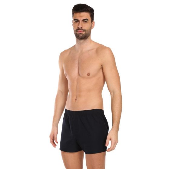 3PACK Boxershorts för herrar Nedeto mörkblå (3NDTT002)