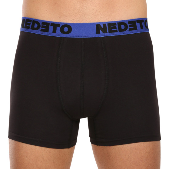 7PACK Boxershorts för herrar Nedeto svart (7NB002b)