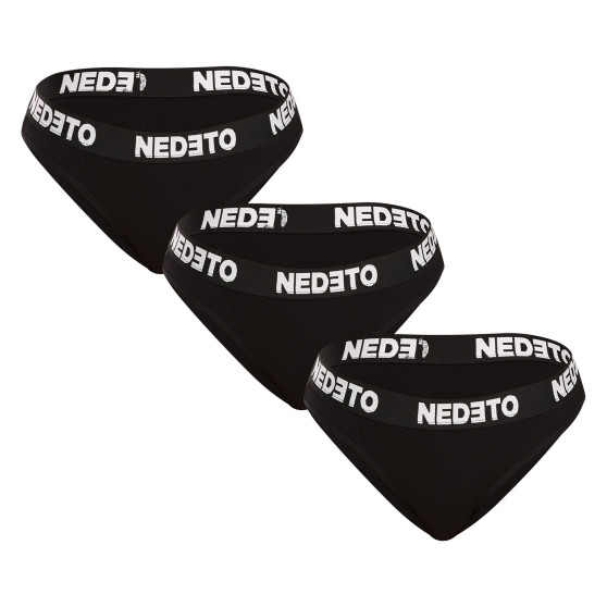 3PACK damtrosor Nedeto svart (3NKB001)