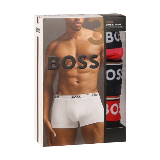 3PACK Boxershorts för herrar BOSS multicolour (50514950 980)