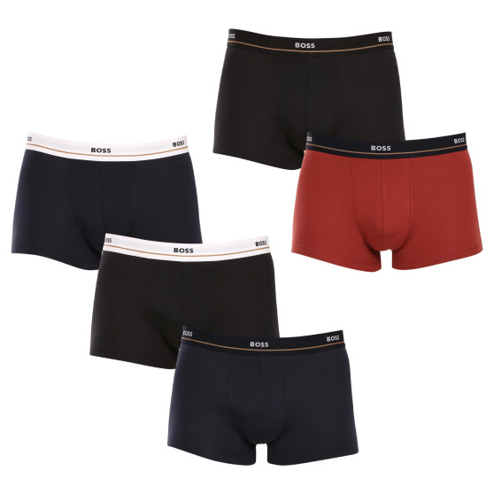 5PACK Boxershorts för herrar BOSS multicolour (50514909 983)