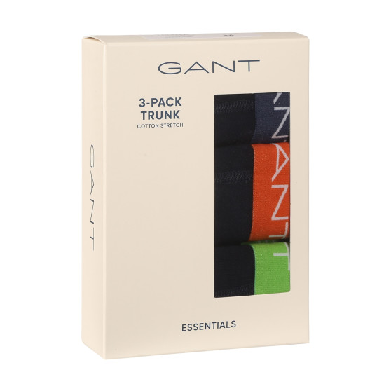 3PACK Boxershorts för herrar Gant svart (902343003-378)