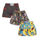 3PACK shorts för barn Styx art classic rubber flerfärgad (3J11820)