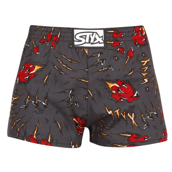 3PACK shorts för barn Styx art classic rubber flerfärgad (3J11820)