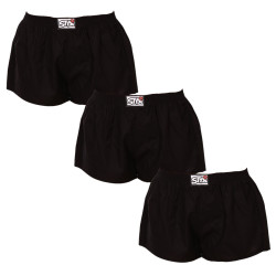 3PACK damshorts Styx classic elastic svart (3K0960)