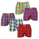 5PACK Boxershorts för herrar Styx klassisk elastisk flerfärgad (5A100118)