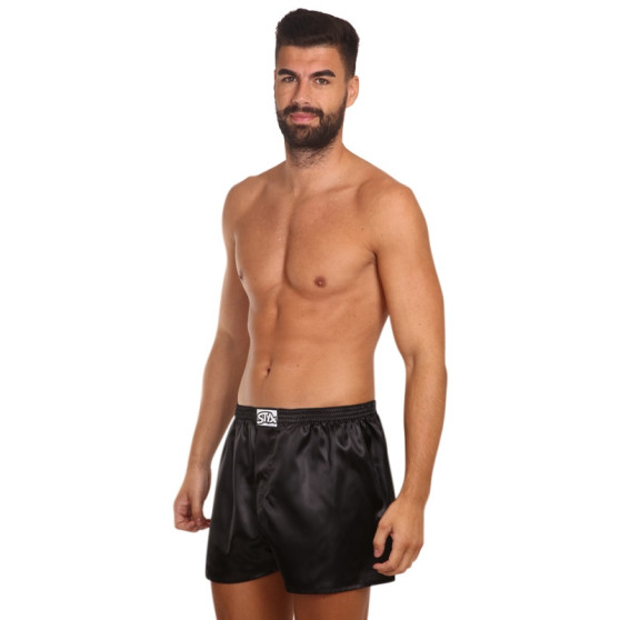 3PACK Boxershorts för herrar Styx classic rubber satin flerfärgad (3C06609)