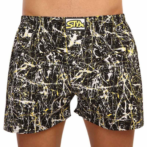 3PACK Boxershorts för herrar Styx art classic rubber flerfärgad (3A11635)