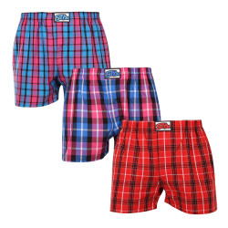 3PACK Boxershorts för herrar Styx klassisk elastisk flerfärgad (3A093134)