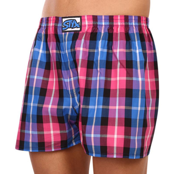 3PACK Boxershorts för herrar Styx klassisk elastisk flerfärgad (3A093134)