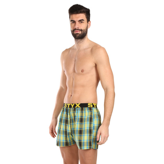 Boxershorts för herrar Styx sport elastisk flerfärgad (B1021)