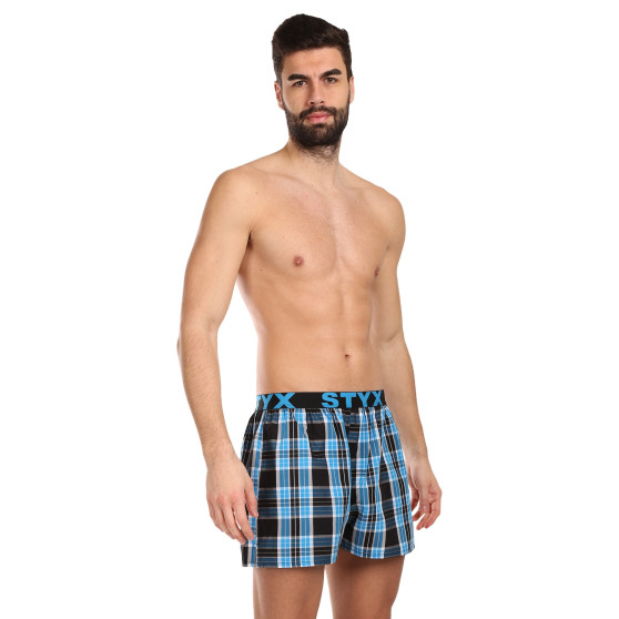 Boxershorts för herrar Styx sport elastisk flerfärgad (B1022)