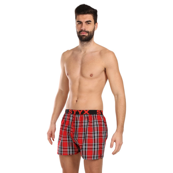 Boxershorts för herrar Styx sport elastisk flerfärgad (B1023)