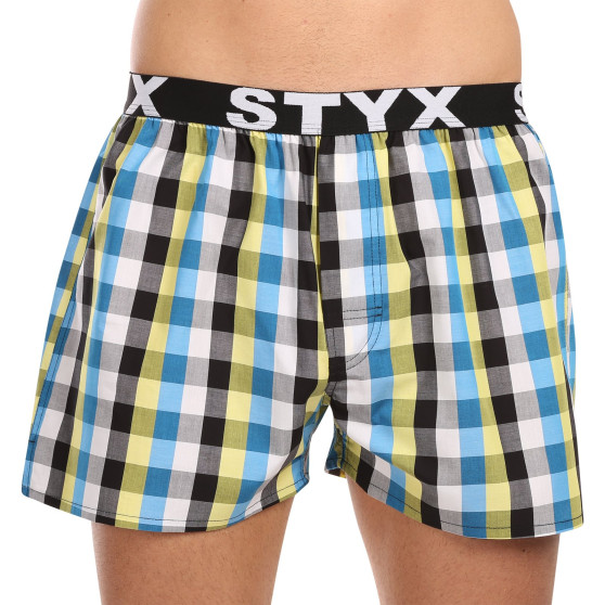 Boxershorts för herrar Styx sport elastisk flerfärgad (B1025)