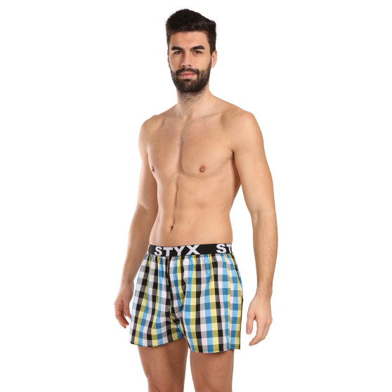 Boxershorts för herrar Styx sport elastisk flerfärgad (B1025)