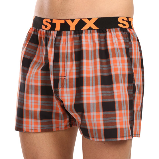 Boxershorts för herrar Styx sport elastisk flerfärgad (B1026)