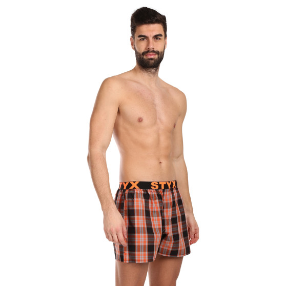 Boxershorts för herrar Styx sport elastisk flerfärgad (B1026)