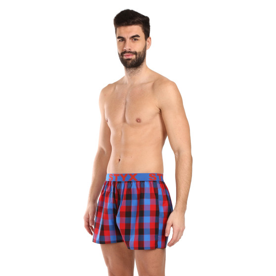 Boxershorts för herrar Styx sport elastisk flerfärgad (B1027)