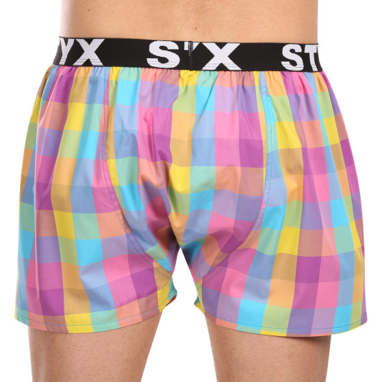 Boxershorts för herrar Styx sport elastisk flerfärgad (B1028)