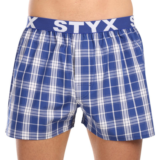 3PACK Boxershorts för herrar Styx sport elastisk flerfärgad (3B102426)